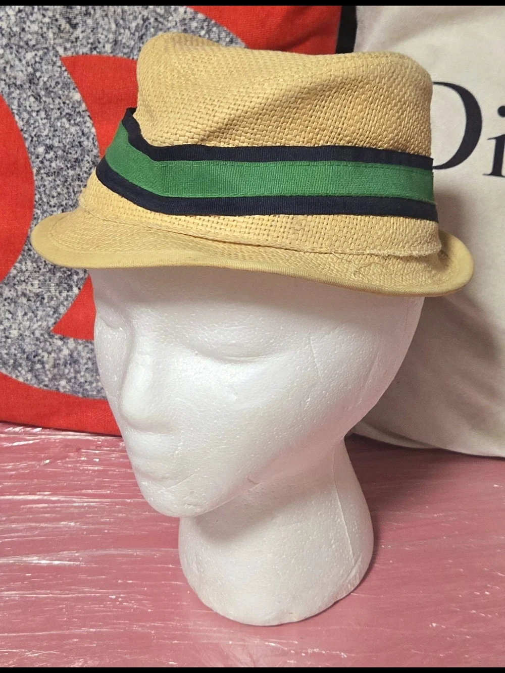 THE CHILDREN PLACE FASHION BEIGE HAT FOR BABY BOY